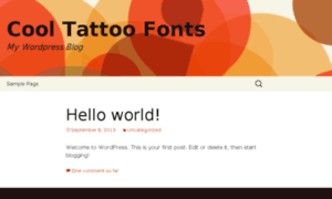 Cooltattoofonts.com thumbnail