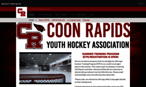 Coonrapidshockey.com thumbnail