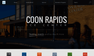 Coonrapidsicecenter.com thumbnail