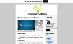 Cooperatics.wordpress.com thumbnail