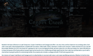 Coopercreekresort.com thumbnail