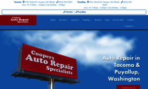 Coopersautorepairspecialists.com thumbnail