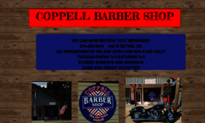 Coppellbarbershop.com thumbnail