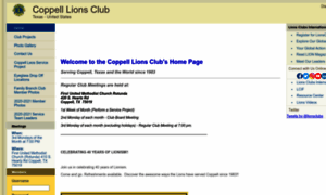 Coppelllions.org thumbnail