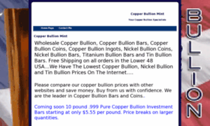 Copperbullionmint.net thumbnail