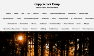 Coppercreekcamp.wordpress.com thumbnail