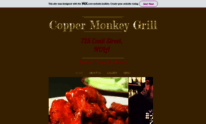 Coppermonkeygrill.com thumbnail