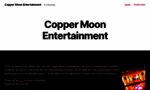 Coppermoonentertainment.com thumbnail