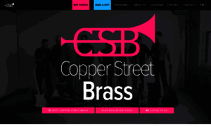 Copperstreetbrass.org thumbnail