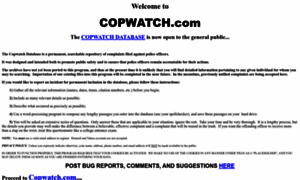 Copwatch.org thumbnail