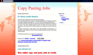 Copypastingjobs.blogspot.com thumbnail