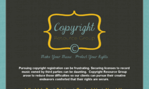 Copyrightresourcegroup.com thumbnail