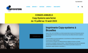 Copysystems.be thumbnail