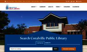 Coralvillepubliclibrary.org thumbnail