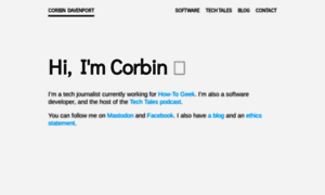 Corbin.io thumbnail