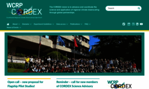 Cordex.org thumbnail