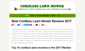 Cordlesslawnmowerjudge.com thumbnail