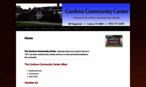 Cordovacommunitycenter.com thumbnail