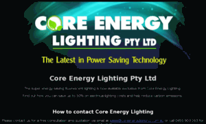 Coreenergylighting.com.au thumbnail