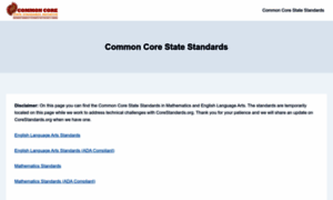 Corestandards.org thumbnail
