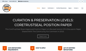 Coretrustseal.org thumbnail