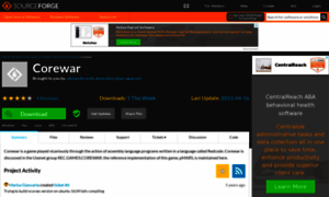 Corewar.sourceforge.net thumbnail