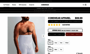Corewear.com thumbnail