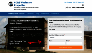 Corewholesaleproperties.com thumbnail