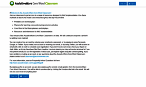 Coreword.assistiveware.com thumbnail