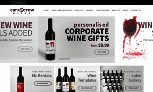 Corkscrewwines.com.au thumbnail