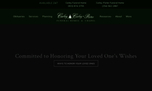 Corleyporterfuneralhome.com thumbnail