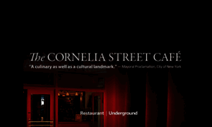 Corneliastreetcafe.com thumbnail