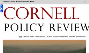 Cornellpolicyreview.com thumbnail
