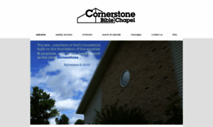 Cornerstonebiblechapel.org thumbnail