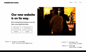 Cornerstonechurchcc.org thumbnail