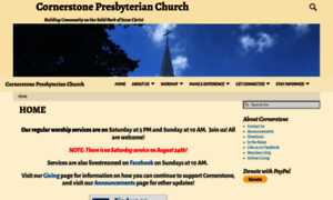 Cornerstonechurchofjackson.org thumbnail