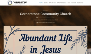 Cornerstonecommunity.com thumbnail