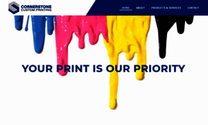 Cornerstonecustomprinting.com thumbnail