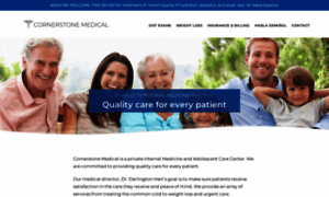 Cornerstonemedicalnc.com thumbnail