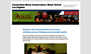 Cornerstonemusicconservatory.org thumbnail