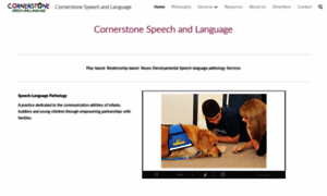 Cornerstonespeech.com thumbnail