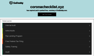 Coronachecklist.xyz thumbnail