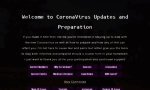 Coronavirusupdates2020.carrd.co thumbnail