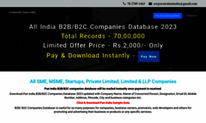 Corporatedataindia.com thumbnail