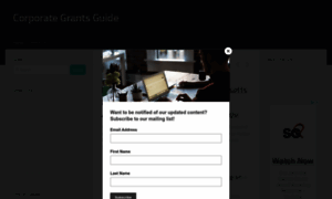 Corporategrantsguide.com thumbnail