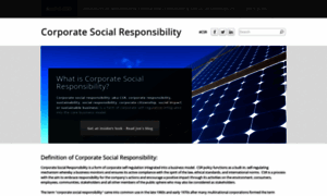 Corporatesocialresponsibility.com thumbnail