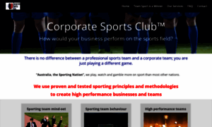 Corporatesportsclub.com.au thumbnail