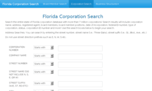 Corporation-search-florida.com thumbnail