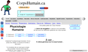 Corpshumain.ca thumbnail