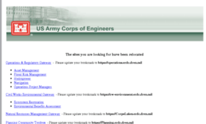 Corpslakes.usace.army.mil thumbnail